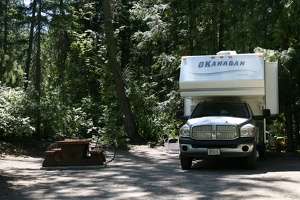 Camp Site at Christina Lake